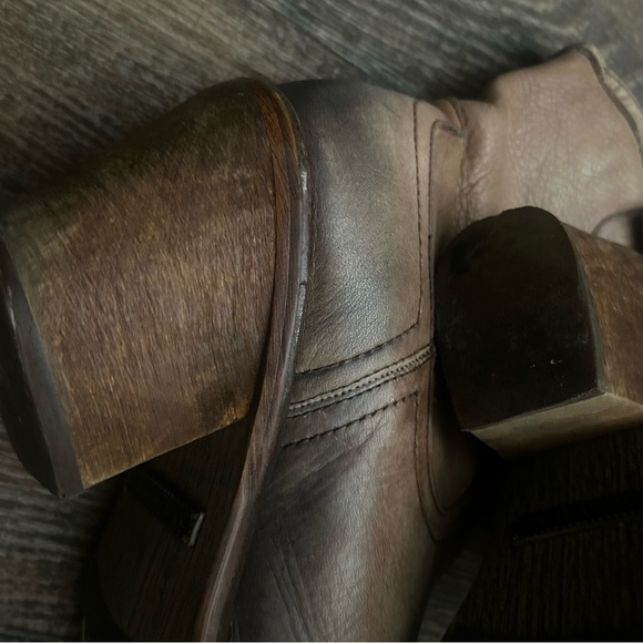 Sam Edelman Size 8M slight slouch cowboy boots in good used condition - Picture 5 of 12